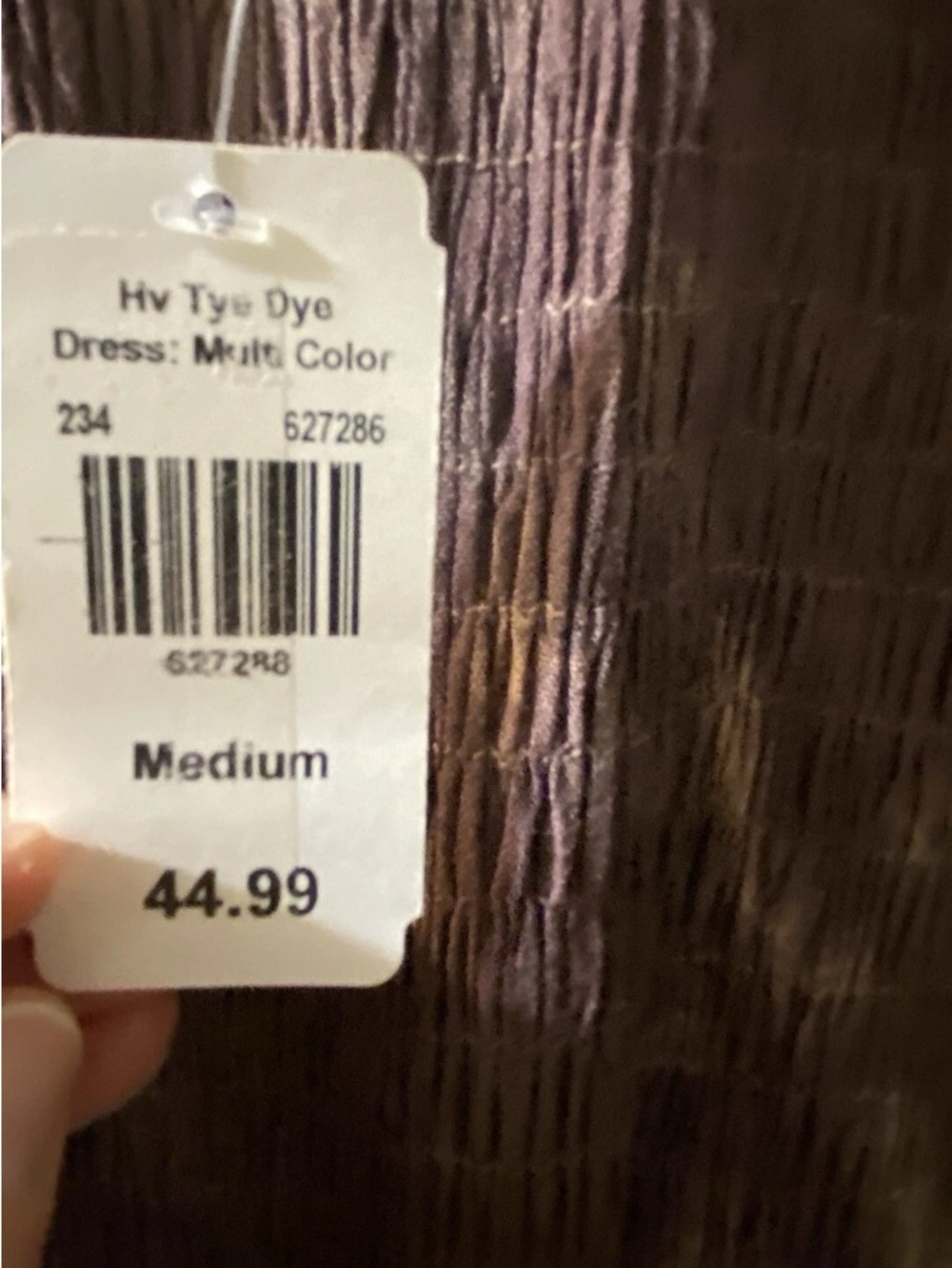 Boho Hippie Maxi Dress Tie Dye Peasant Fall Autumn Woman's  M (Cracker Barre - Picture 10 of 10